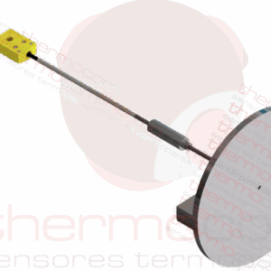 Termopar com Pote e Conector Miniatura no Rabicho (com Flange) - THCOM TC16