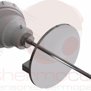 Termorresistência com Cabeçote, Bainha e Flange - THCOM TR40