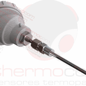 Termorresistência com Cabeçote, Bainha e Bucim Móvel - THCOM TR40